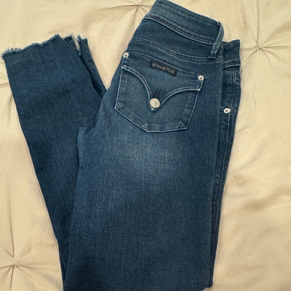 Hudson Collin flap crop jeans *stretch*